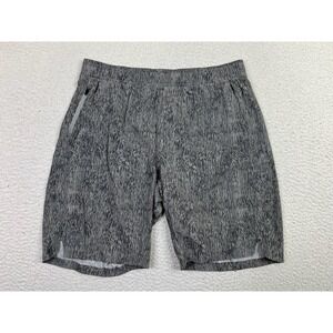 Backcountry Shorts Mens Medium Gray Stripe Athletic 9" Running Stretch